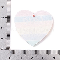 Акриловые подвески на тему радуги MACR-U003-01B