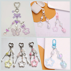 100 шт. прозрачные светящиеся акриловые подвески&nbsp;TACR-SP0001-18