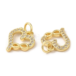 Кулоны из экологически чистой латуни с микропаве и кубическим цирконием&nbsp;KK-M246-40G