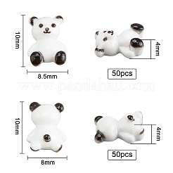 Cabochon in resina opaca stile 100 pz 2&nbsp;CRES-OC0001-07