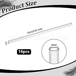 Tube rond en acrylique&nbsp;OACR-WH0056-007A
