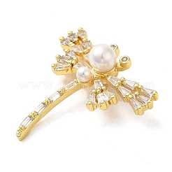 Латунные микропаве прозрачные подвески с фианитом&nbsp;FIND-Z041-15A