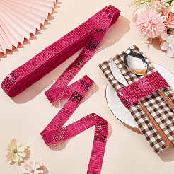 Отделка из полиэстера и пайеток OCOR-WH0085-65A