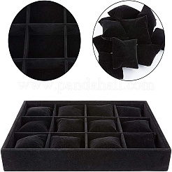 Велюровый деревянные браслет браслет / / часы дисплеи BDIS-WH0003-01