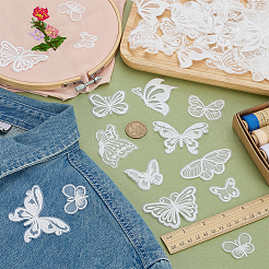 60 шт. 10 стиля полиэстер кружево бабочка украшения аксессуары&nbsp;FIND-FG0005-16