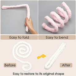 10шт палочки из флиса 5 цветов кораллового цвета&nbsp;DIY-CP0011-74D