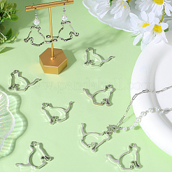 20 шт. подвески из сплава с покрытием из стойки в виде котенка с открытой спиной FIND-SC0008-19