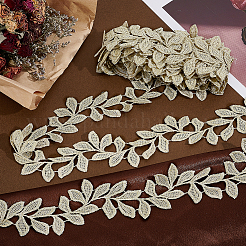5 ярд кружева из полиэстера в виде листика&nbsp;OCOR-GA0002-44