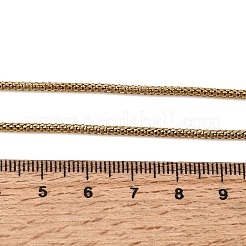 2 mm Unisex-Rundketten aus Edelstahl 304&nbsp;NJEW-P356-06G