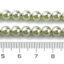 UV-Beschichtung perlmuttfarbener Glasperlenstränge&nbsp;GLAA-F128-01A-T21