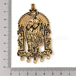 Сплав люстра компонента соединения тибетском стиле FIND-C060-060B-AG