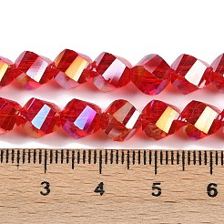 Гальванизируйте прозрачное стекло бисер нитей&nbsp;EGLA-B011-02A-AB01