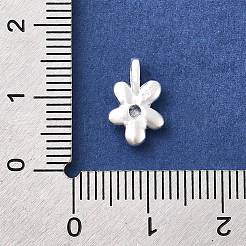 925 подвеска-цветок из стерлингового серебра с прозрачными кубическими цирконами STER-A048-14S