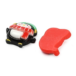 Кабошоны из непрозрачной рождественской смолы CRES-I047-01