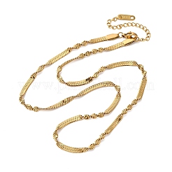 Ожерелья из нержавеющей стали 304 в виде витой змеи для женщин&nbsp;NJEW-M107-06G