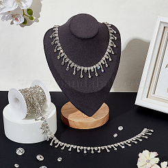 Стеклянные цепочки со стразами&nbsp;FIND-BC0001-22