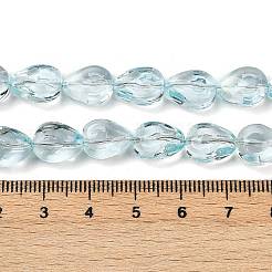 Прозрачные стеклянные бусины GLAA-H038-03C