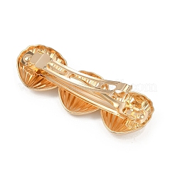 Заколки для волос из сплава с железным зажимом&nbsp;PHAR-G014-01C-G