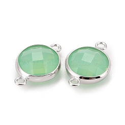 Соединители звеньев латуни стеклянные&nbsp;KK-C228-03P