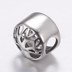 Европейские бусины из нержавеющей стали 304 STAS-P173-070AS