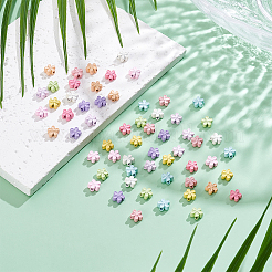 60 шт. 10-х цветные бусины из цинкового сплава FIND-AR0006-28