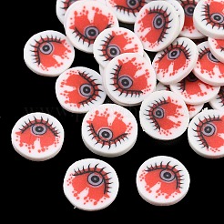 Cabochon in argilla polimerica fatti a mano di halloween&nbsp;CLAY-A007-05B