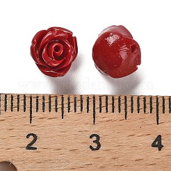 Резные бусины из синтетического коралла&nbsp;CORA-H003-01B-18