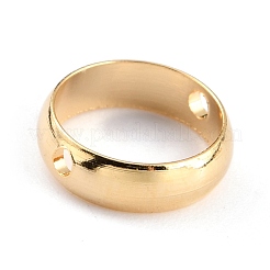 Латунные бусины в оправе KK-O133-014C-G