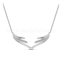 Ожерелье с подвеской из стерлингового серебра с родиевым покрытием JN602A