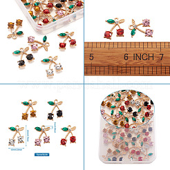Legierung rhinestone-anhänger&nbsp;ALRI-TA0001-03G