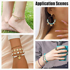 2500 шт. ccb пластиковые круглые бусины ALUM-HY0001-02G