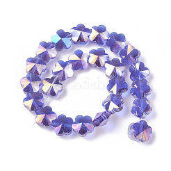 Стеклянные бусины с гальваническим покрытием &nbsp;EGLA-J148-A-AB03