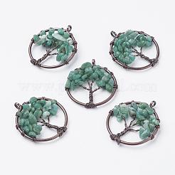 Природные подвески амазонит G-E419-10R