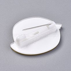 Акриловые значки брошь булавки JEWB-E676-04