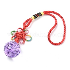 Boules rondes en verre à suspendre&nbsp;HJEW-Z006-01B