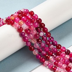 Натуральные полосатые агатовые / полосатые агатовые бусинки G-A246-8mm-13