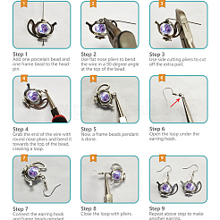 DIY серьги решений DIY-SC0004-74