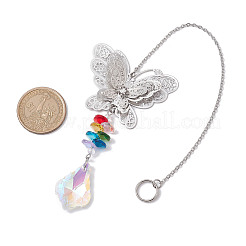 Латунные полые подвесные украшения HJEW-JM01930-04