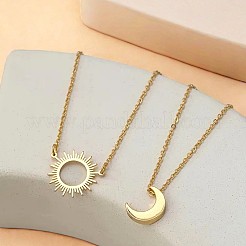 2 шт. ожерелье из сплава с подвеской в виде солнца и луны&nbsp;FS-WGC7774-01