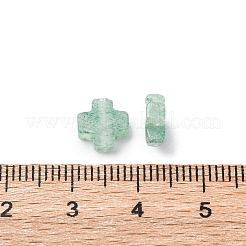 Натуральные зеленые клубничные кварцевые бусины G-K369-04H