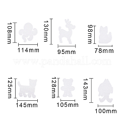 АЬс пластиковые pegboards PH-DIY-P001-03