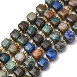 Natürliche Chrysokolla und Lapislazuli Perlen&nbsp;GG-CBAC972-A09-01