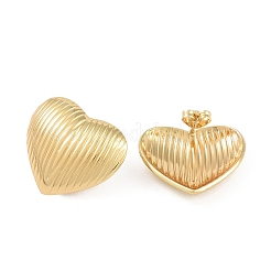 Серьги-гвоздики из нержавеющей стали 304 EJEW-K278-08B-G