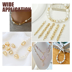 24шт 4 стильные латунные бусины&nbsp;KK-PH0006-16