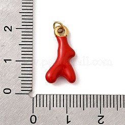 Подвески из нержавеющей стали 304 с эмалью&nbsp;STAS-B093-04G-02