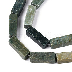 Нити бусин из натурального нефрита шушан G-T141-102