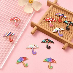 10шт 5 цвета сплава эмалевые подвески&nbsp;FIND-YW0003-30