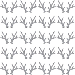 40шт. бархатная ветка снеговика из рогов оленя&nbsp;DOLL-GF0001-08C