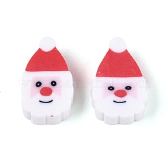 Новогодняя тема бусины из полимерной глины ручной работы&nbsp;CLAY-M005-11