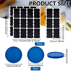 30 шт. крышки для пластиковых бутылок AJEW-BC0007-22